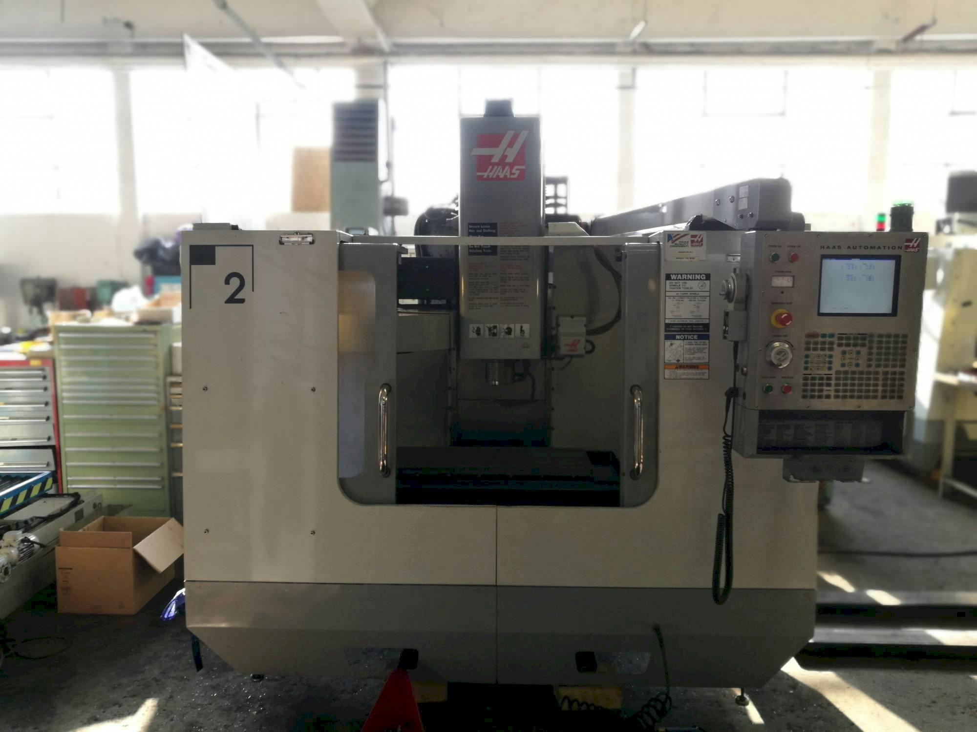 Front view of HAAS VF-2BHE  machine