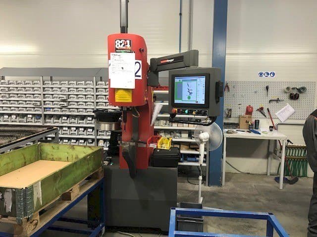 Left side view of Haeger WT-824 4e machine
