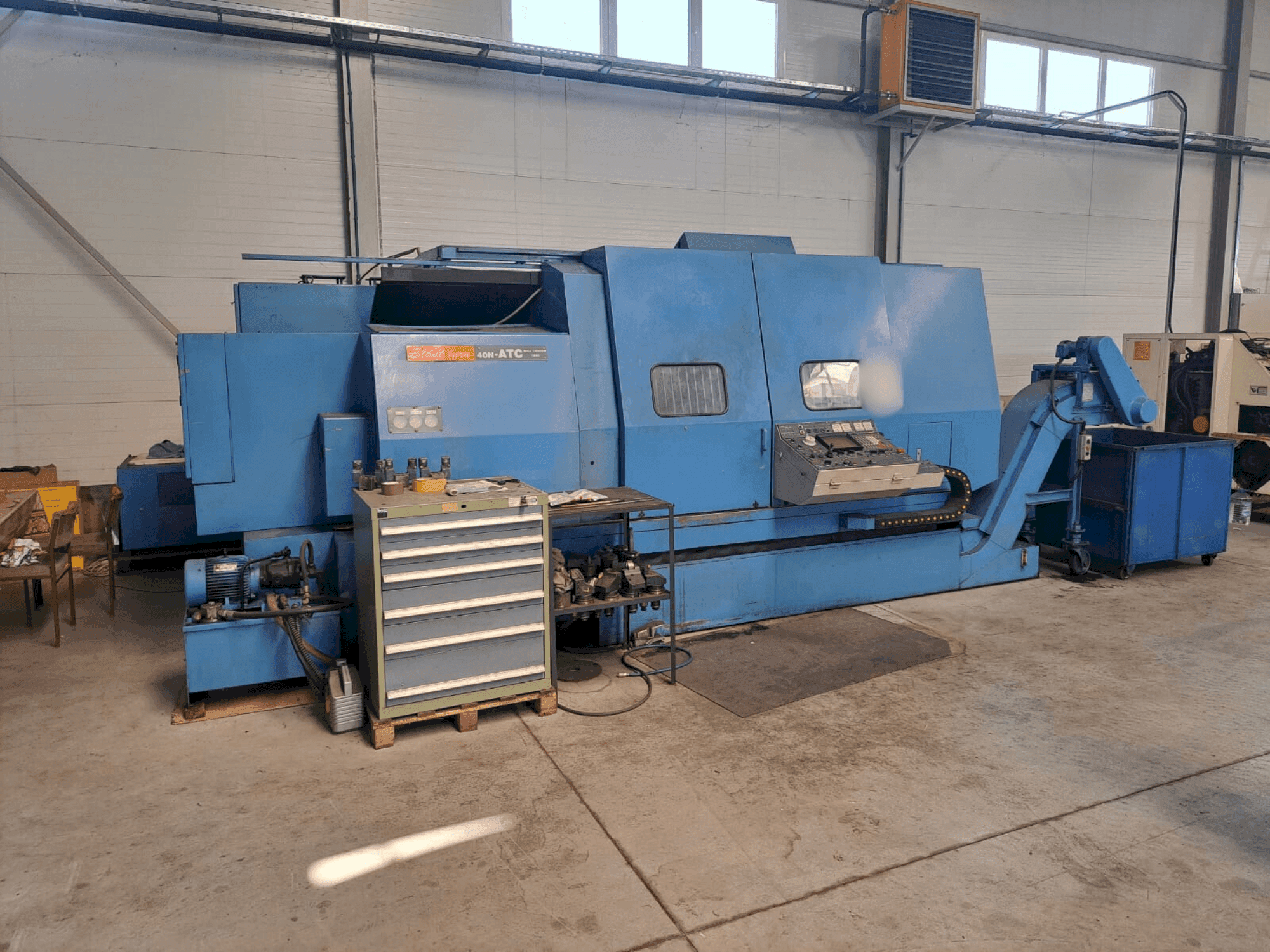Front view of Mazak SLANT TURN 40N - ATC Mill center 1500 machine