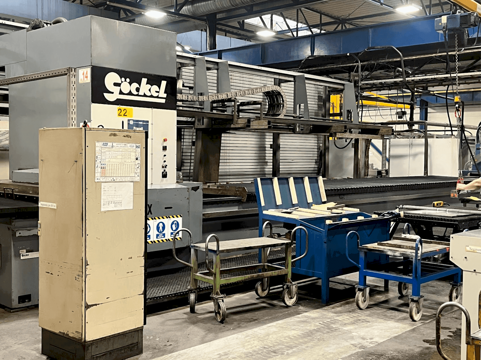 Front view of GÖCKEL G130 machine