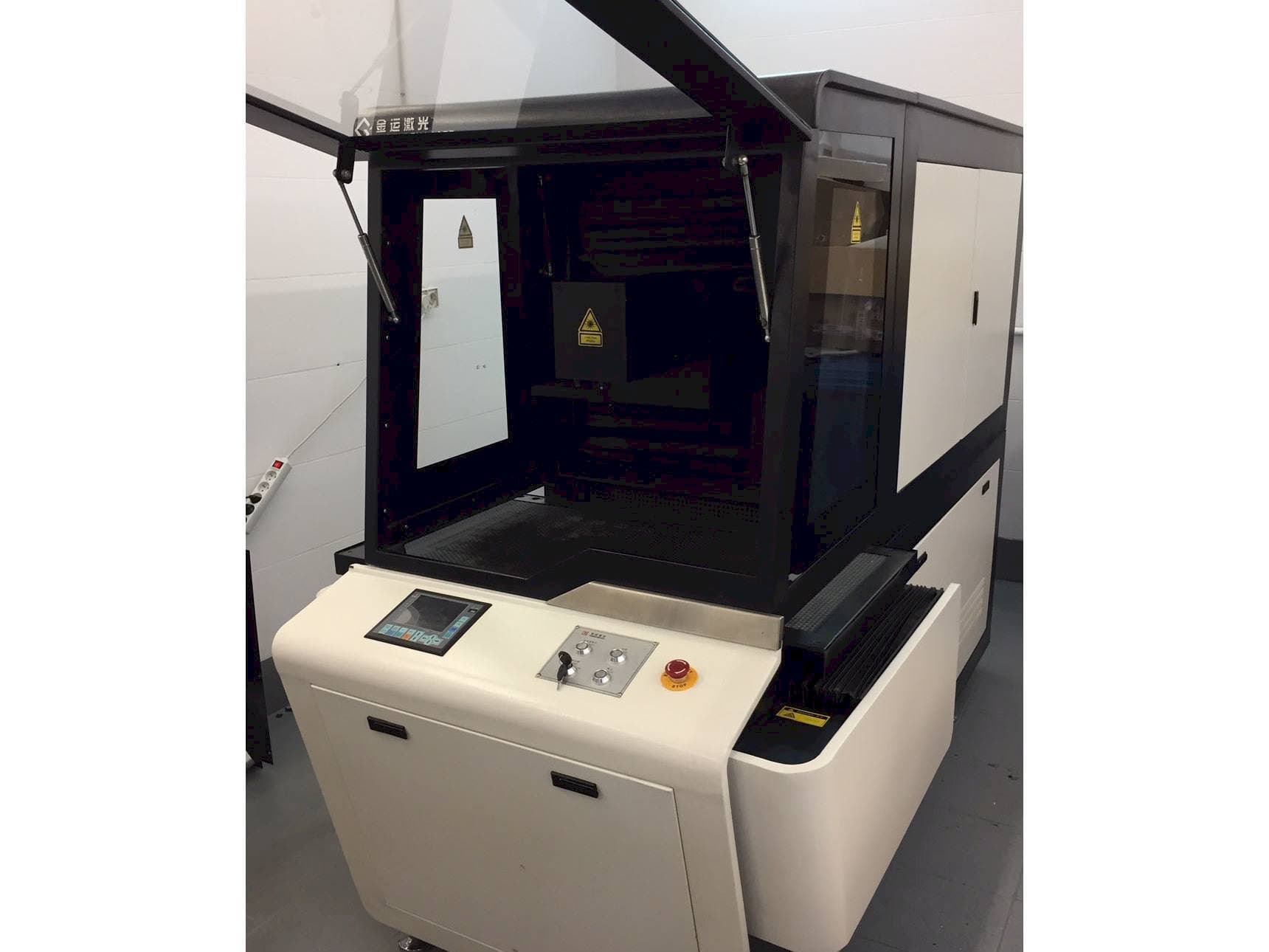 Front view of Golden Laser machine
