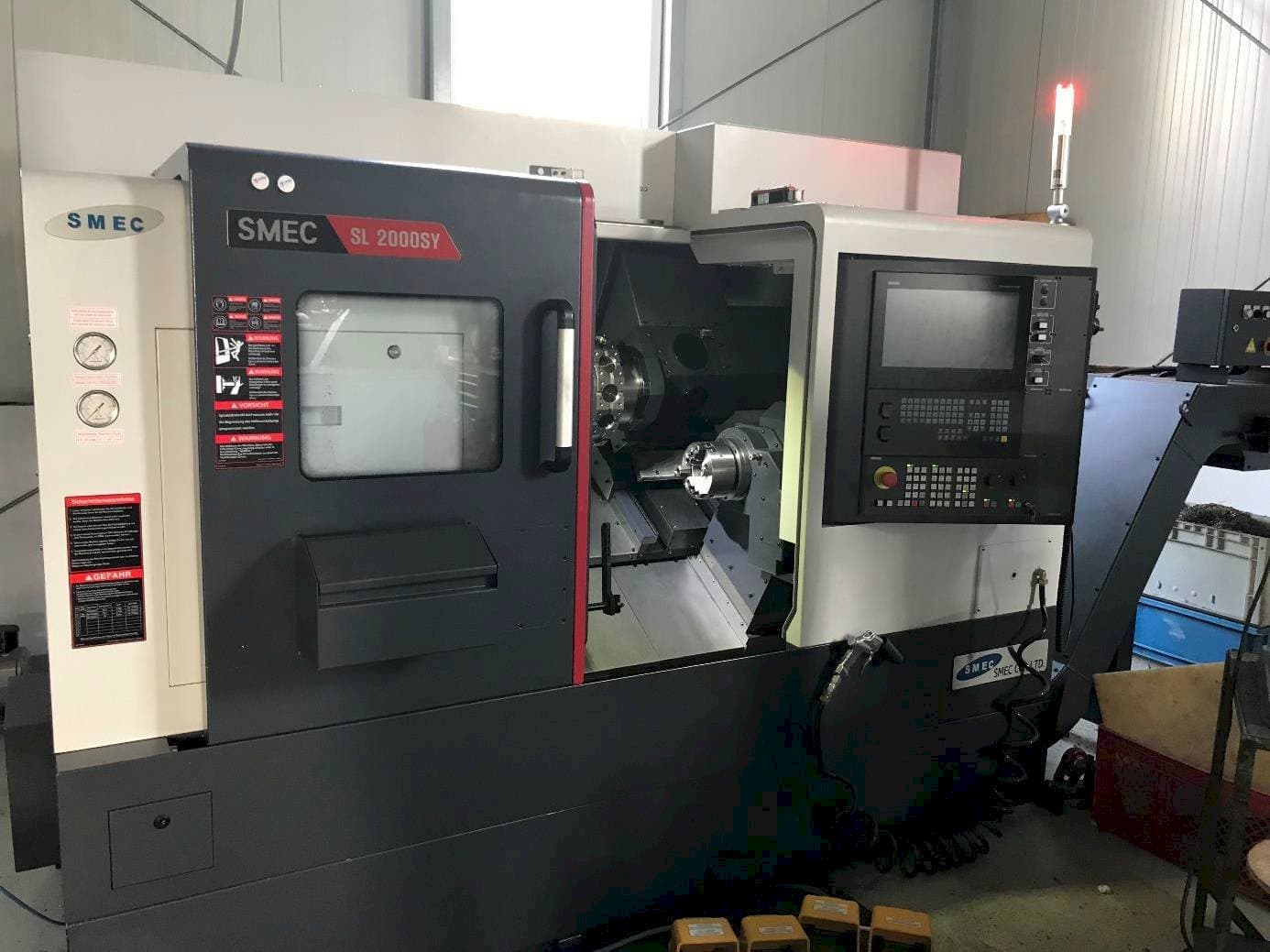 Front view of SMEC SL2000  machine