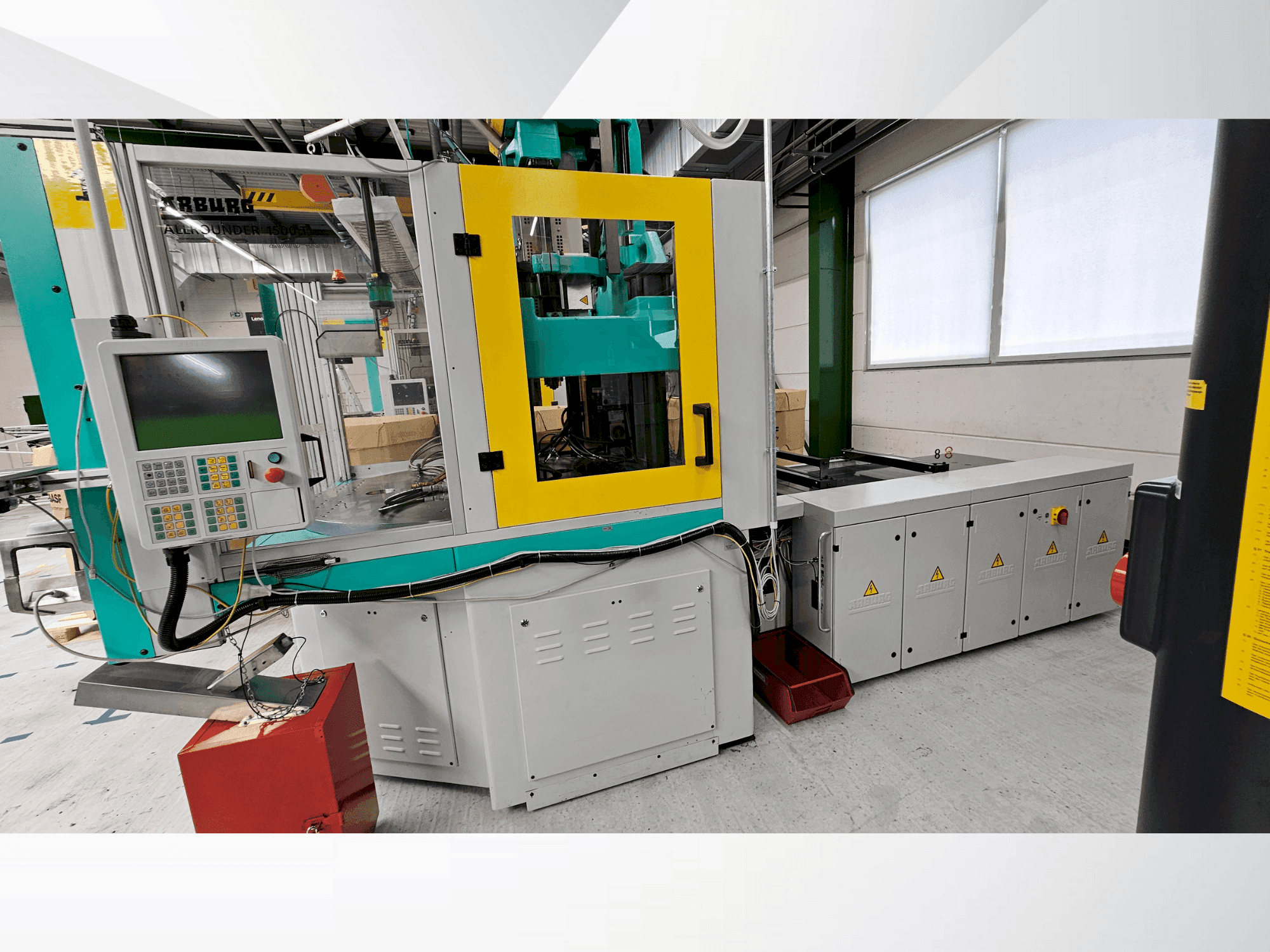 Front view of Arburg Allrounder 1500 T 2000-400  machine