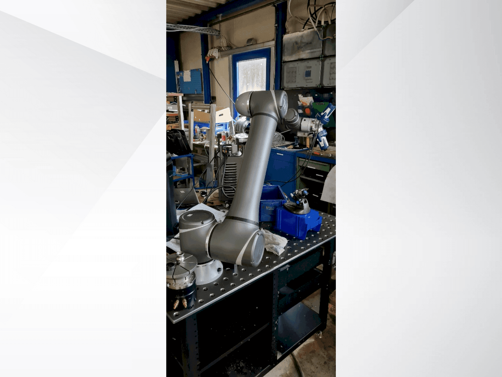 Front view of OMRON TM12  machine