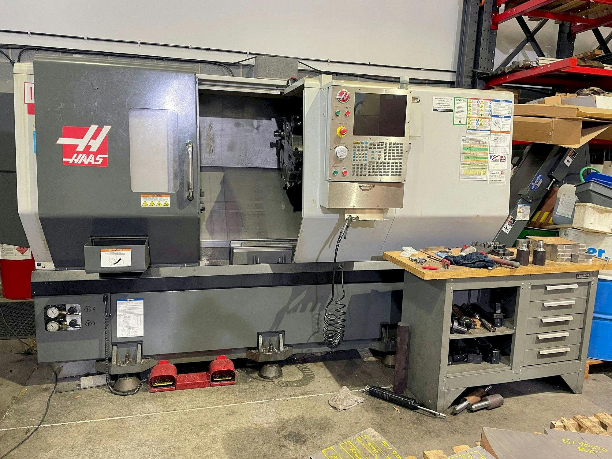Front view of HAAS DS-30  machine