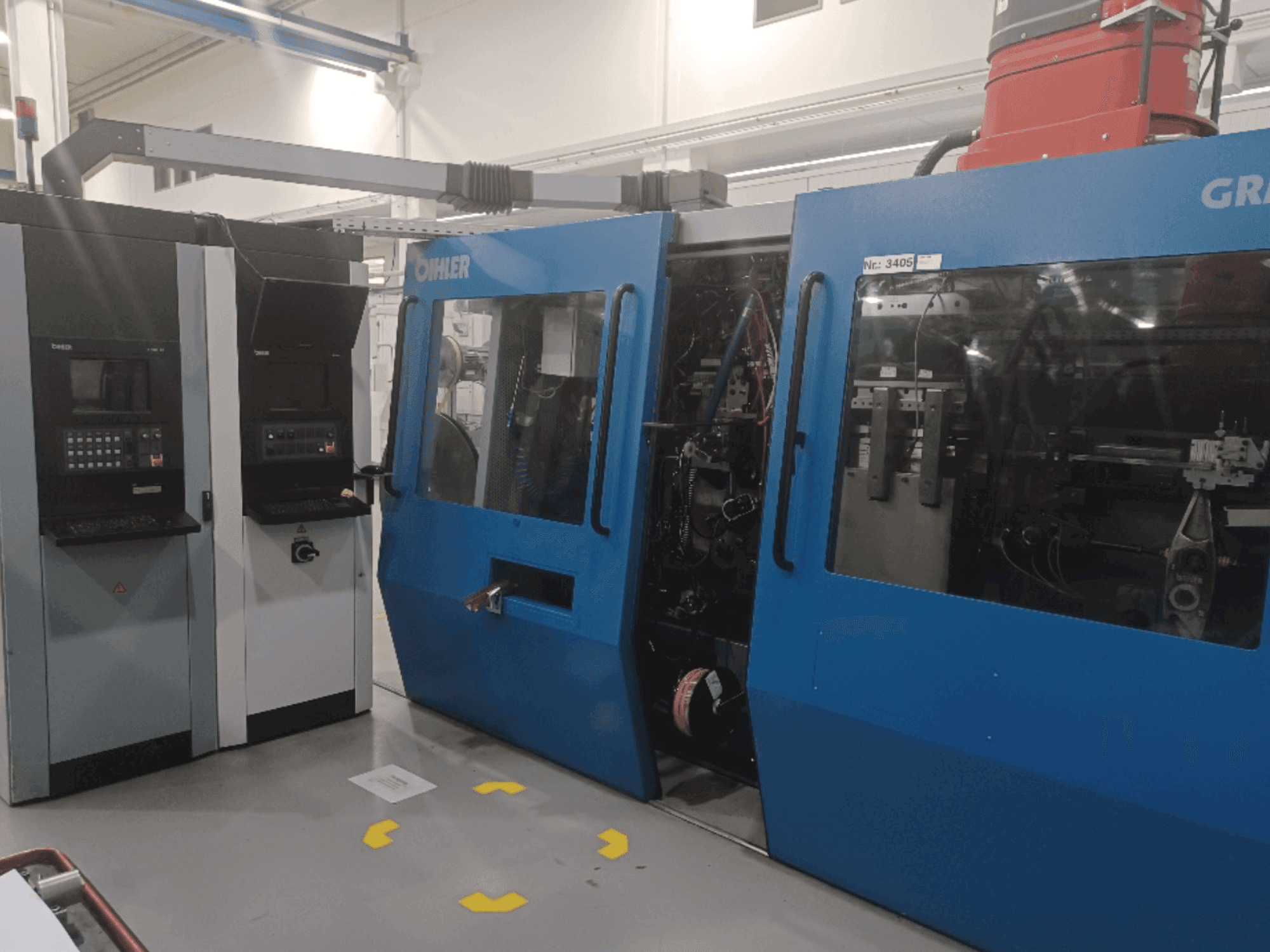 Front view of Bihler GRM 80E  machine