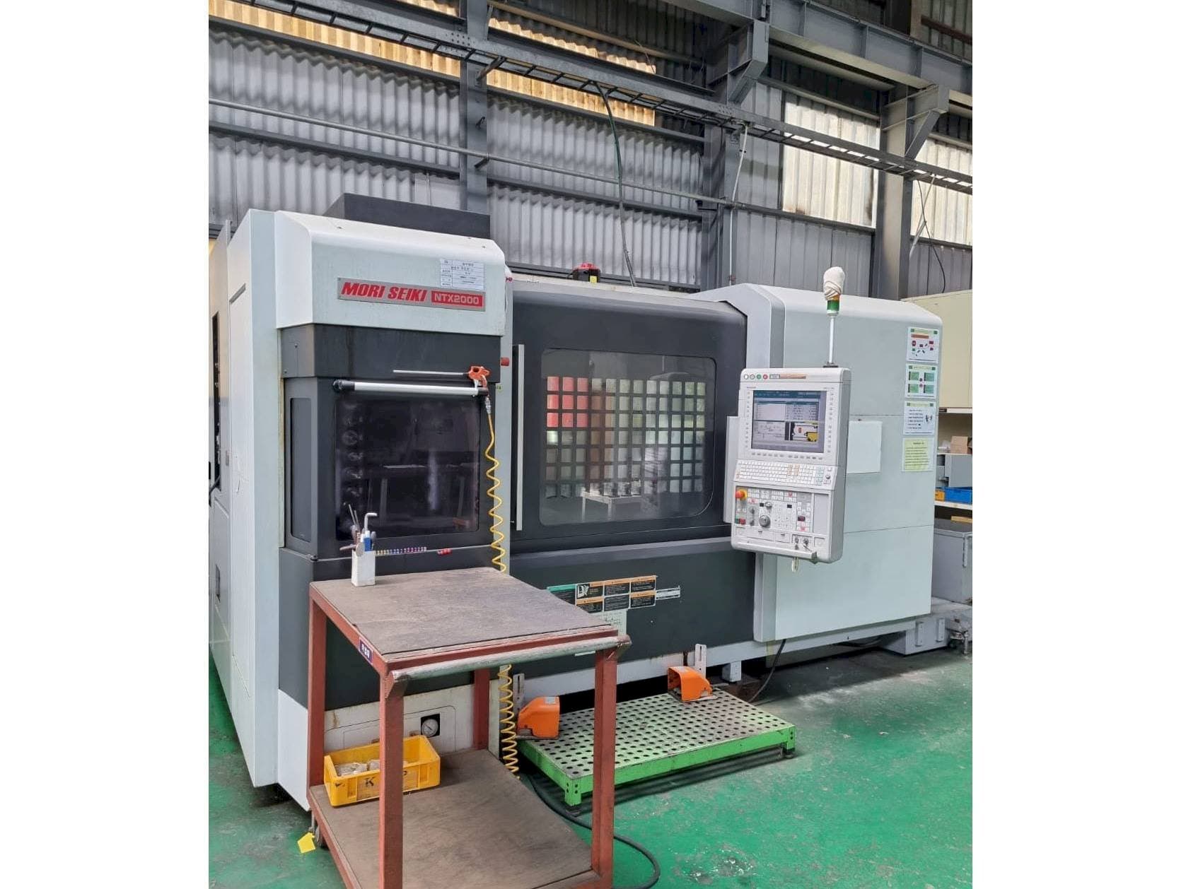 Front view of DMG Mori Seiki NTX2000/1500S  machine