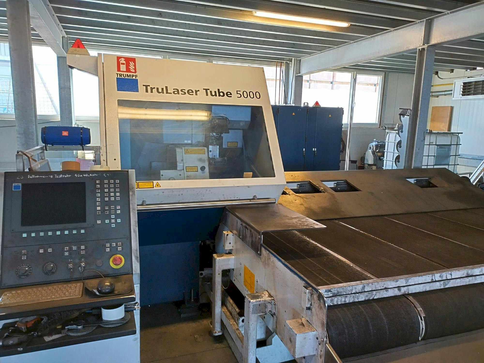 Front view of Trumpf TruLaser Tube 5000  machine