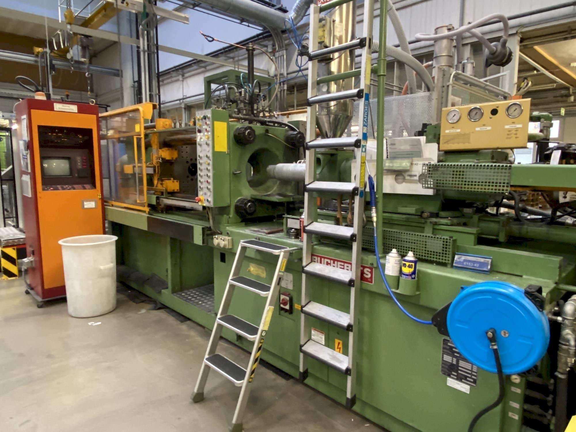 Front view of Bucher TS 120 / S 500 / CNC machine