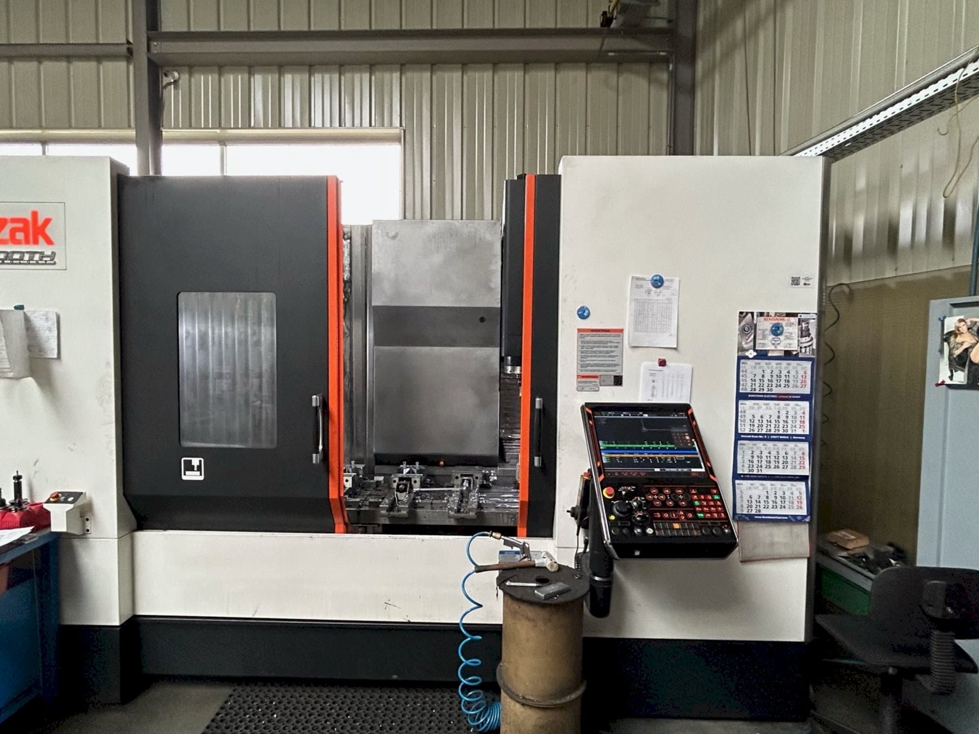 Front view of Mazak VTC 530C machine