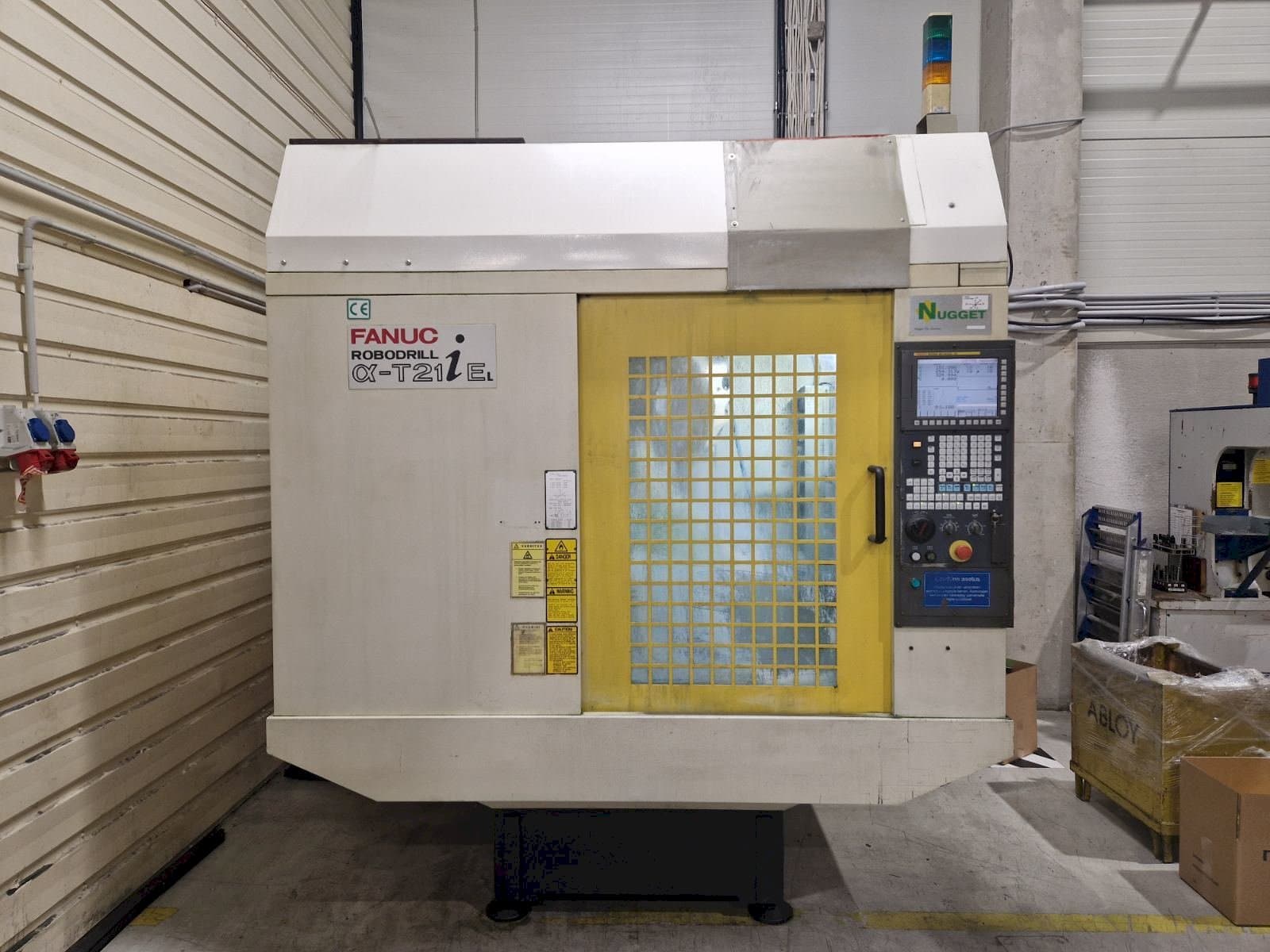Front view of FANUC Robodrill a-T21iEL  machine