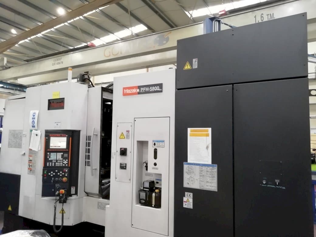 Front view of Mazak PFH 5800  machine