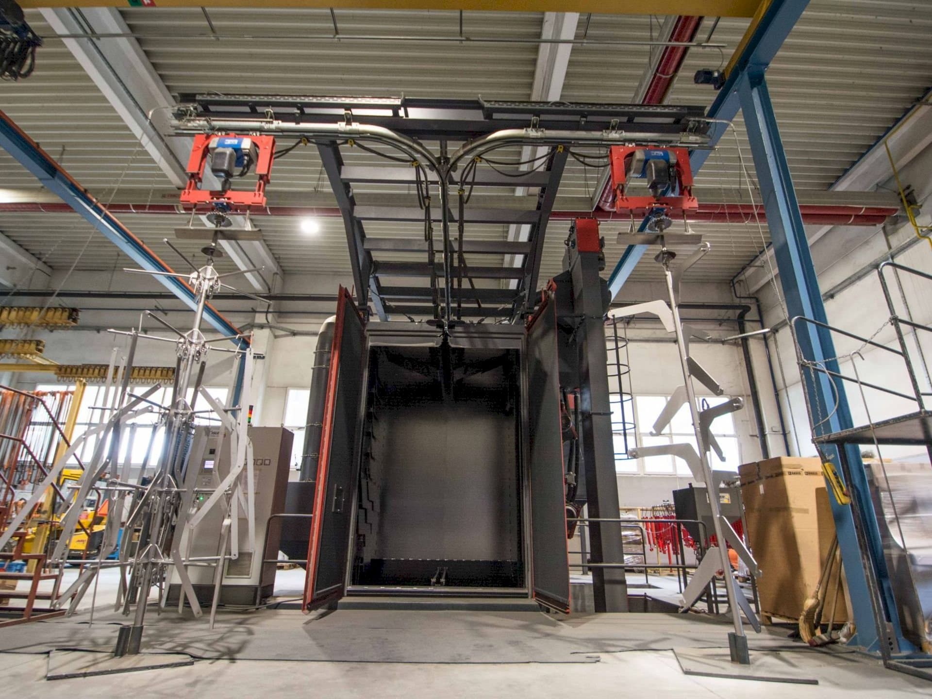 Front view of Rosler RHBE 20/30 machine