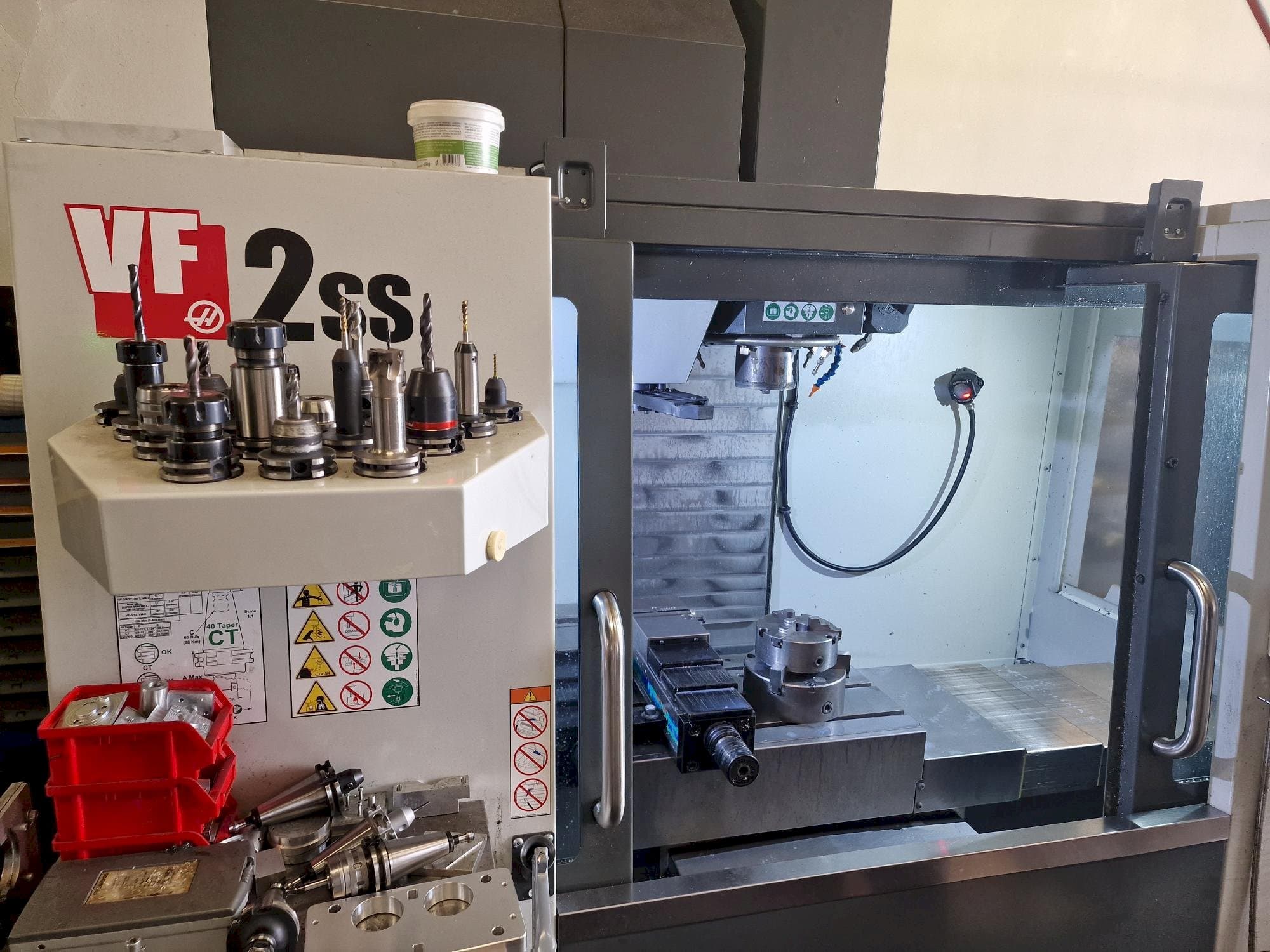 Front view of HAAS VF-2SS machine