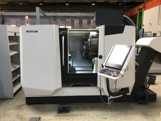 Front view of DMG MORI CLX 450 machine