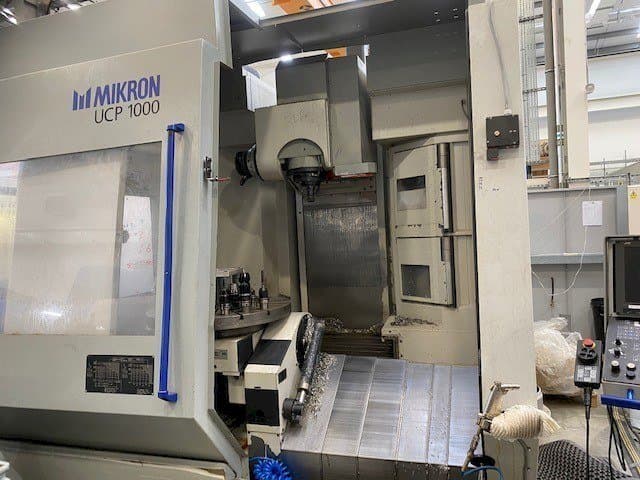 Front view of MIKRON UCP 1000 machine