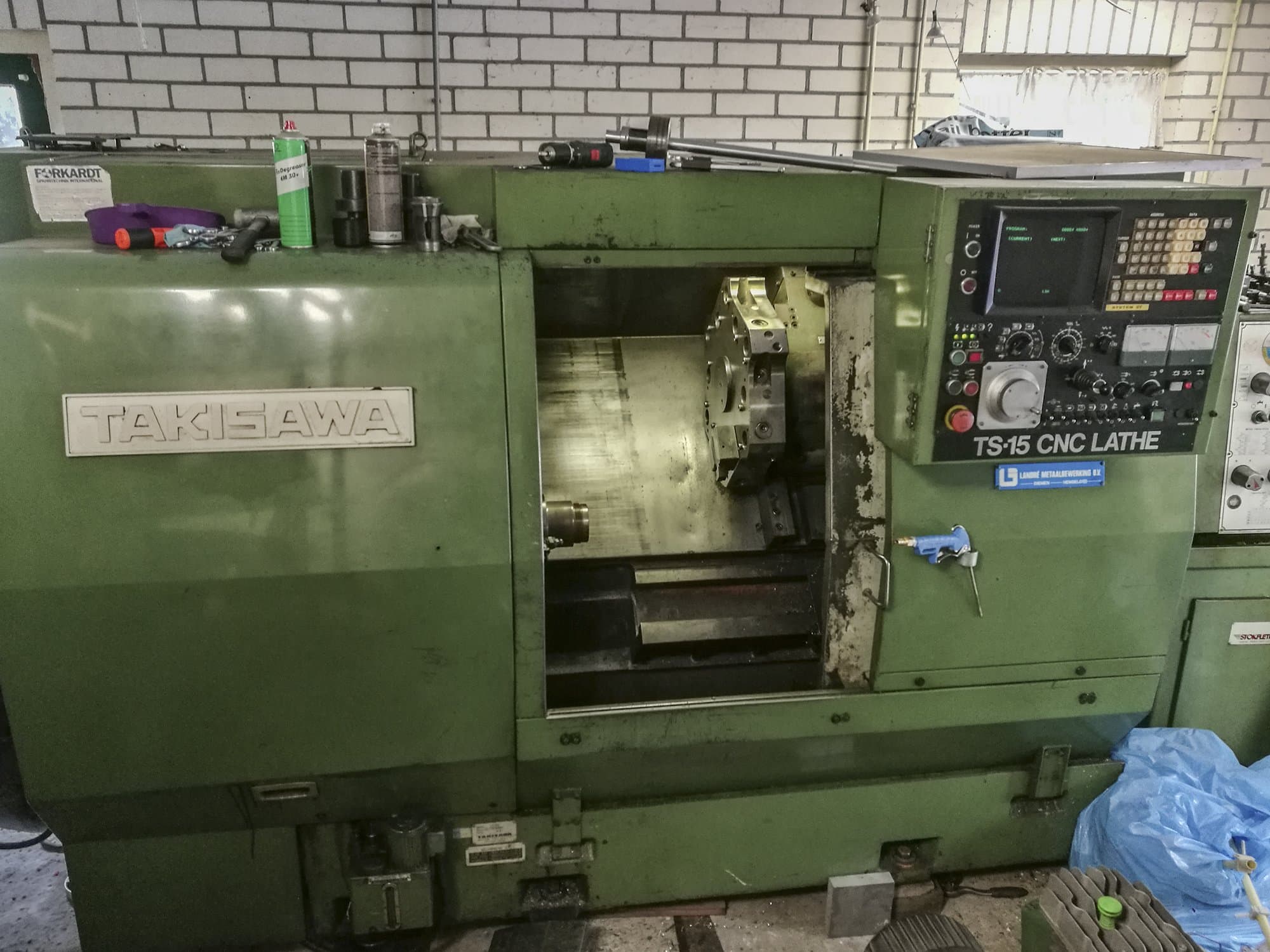 Front view of Takisawa TS-15 Machine