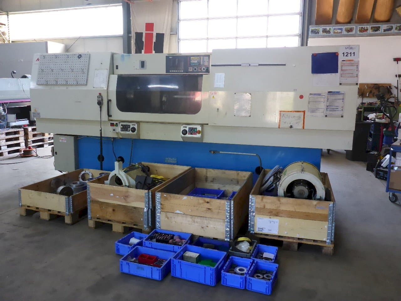 Front view of MORARA Heavy Quick I/E 1000 CNC machine