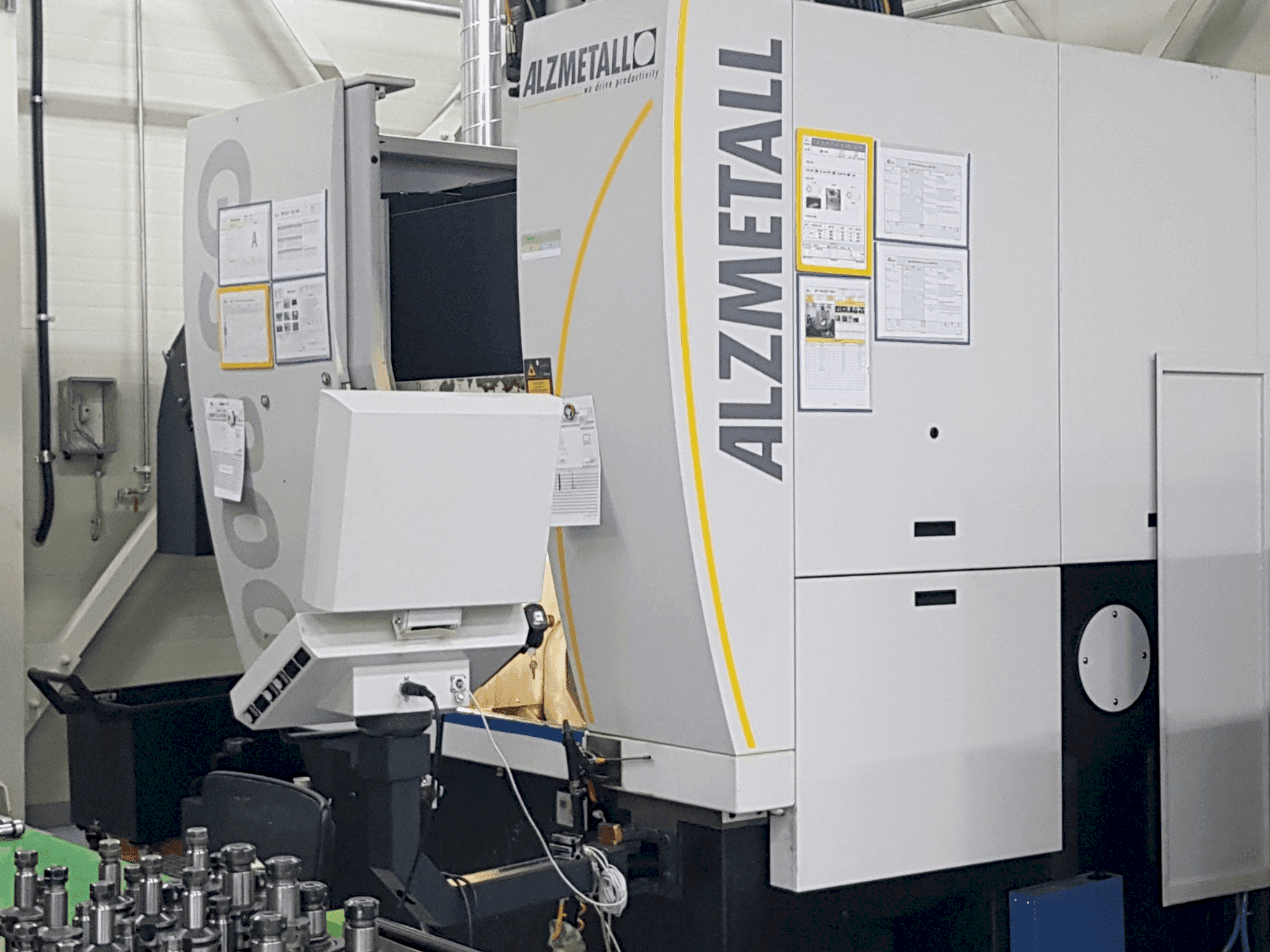 Front view of Alzmetall GS800/5-T machine