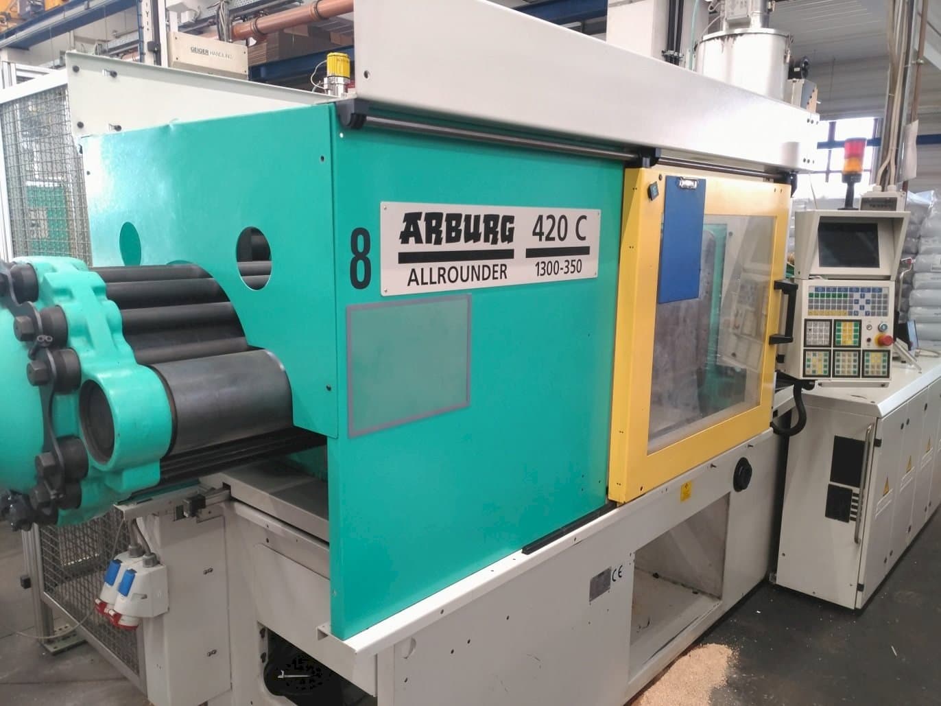 Front view of Arburg 420 C 1300-350  machine