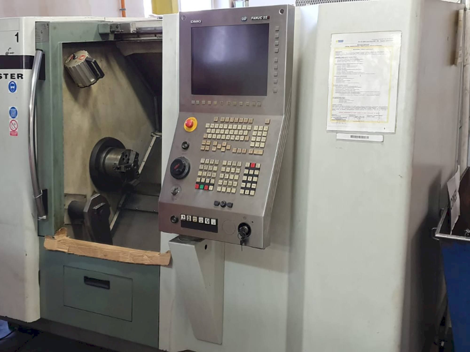 Front view of Gildemeister CTX 210 machine