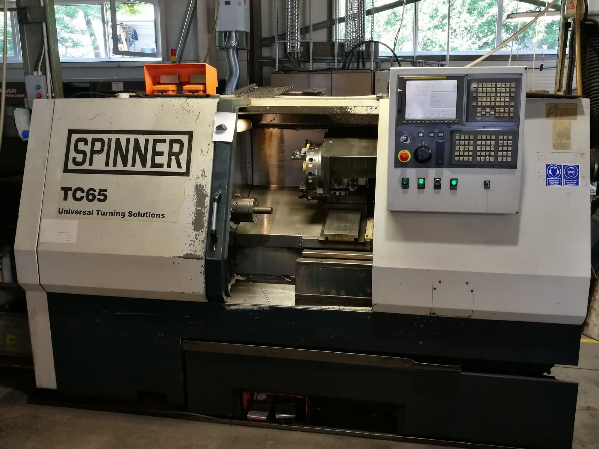 Front view of SPINNER TC 65 MC Machine
