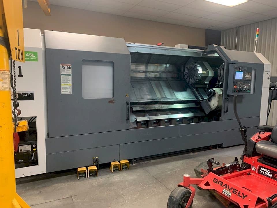 Left side view of DMC DL 45L  machine