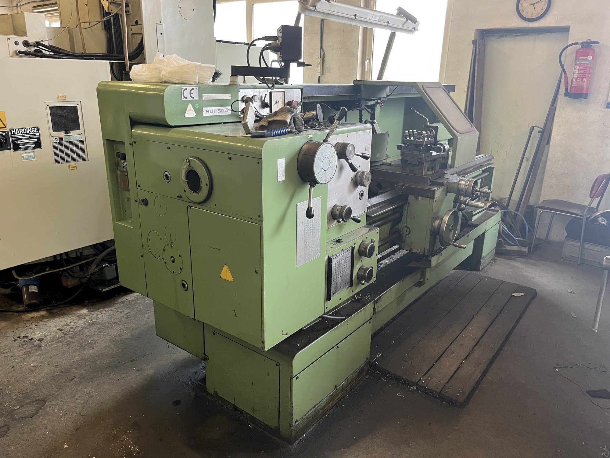 Left side view of TOS SUI 50A/1500 machine