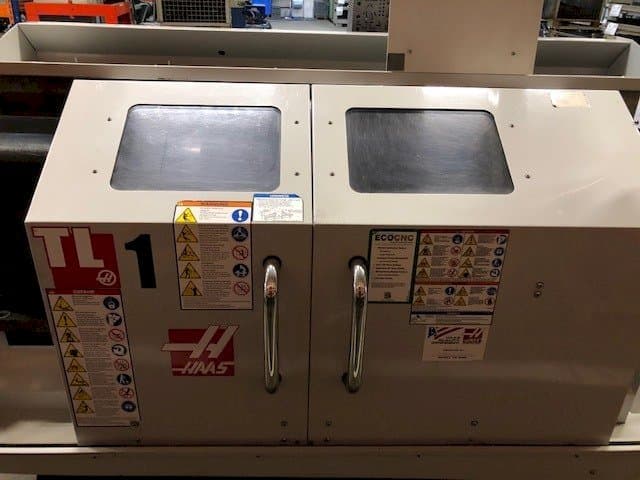 Front view of HAAS TL-1  machine