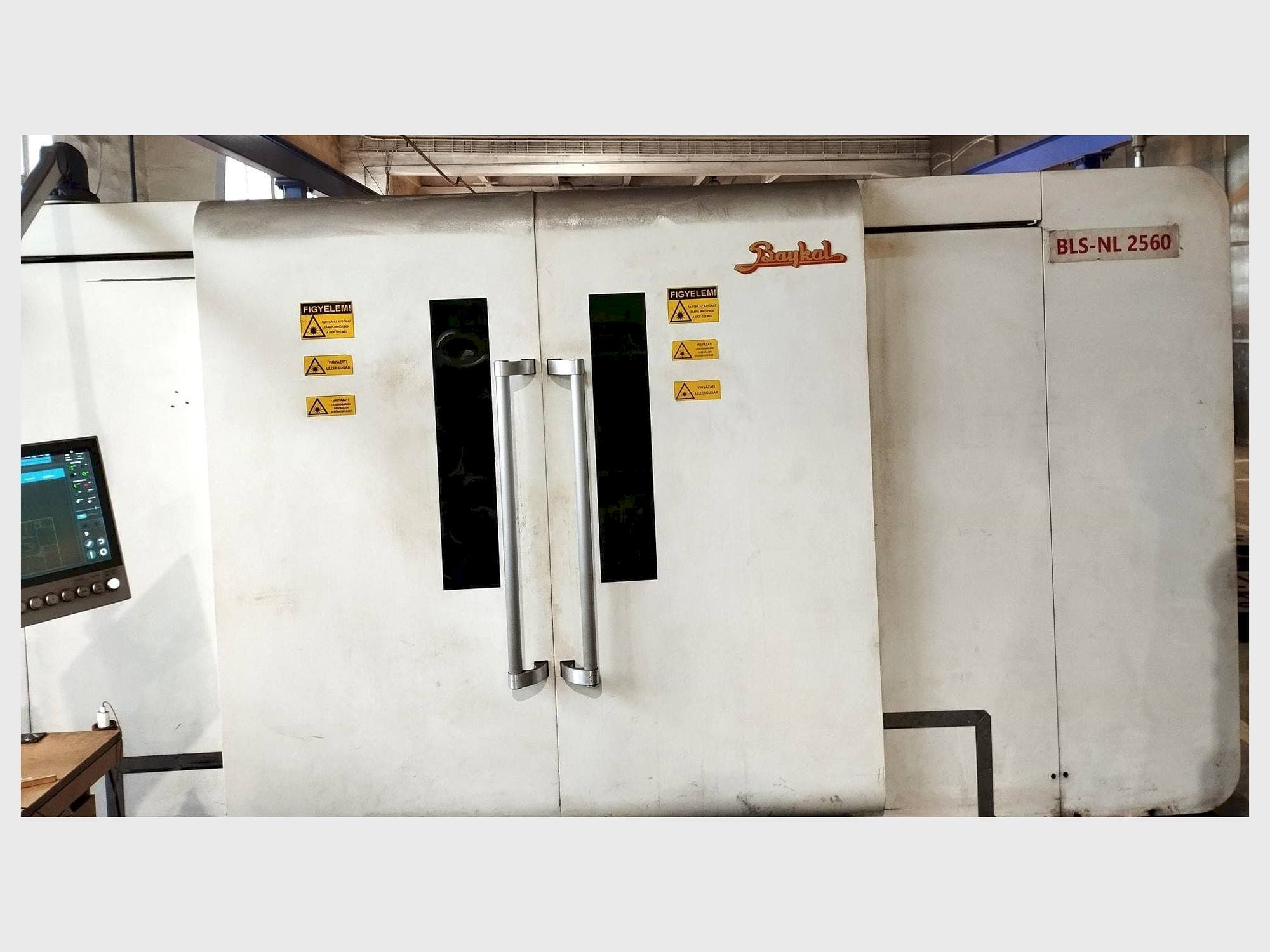 Front view of Baykal BLS-NL 2060 4kW Fiber machine