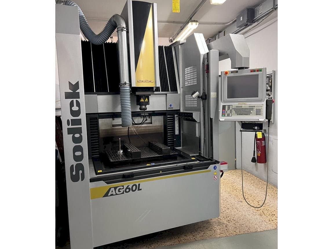 Front view of Sodick AG 60L machine