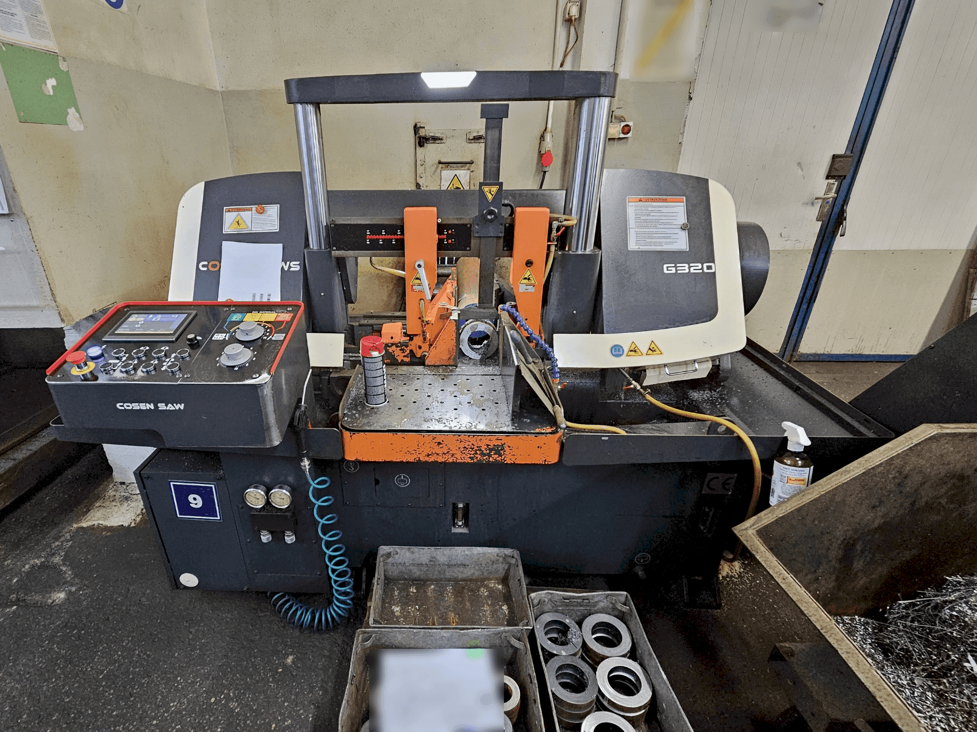 Front view of Cosen G320 machine