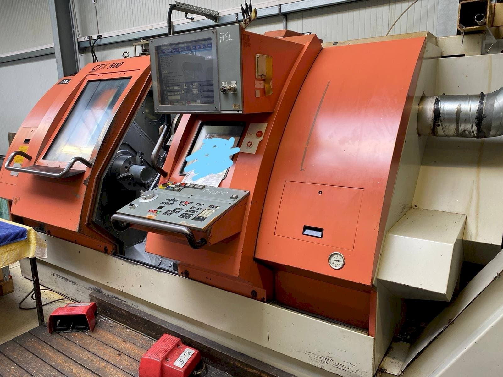 Right side view of Gildemeister CTX 500  machine