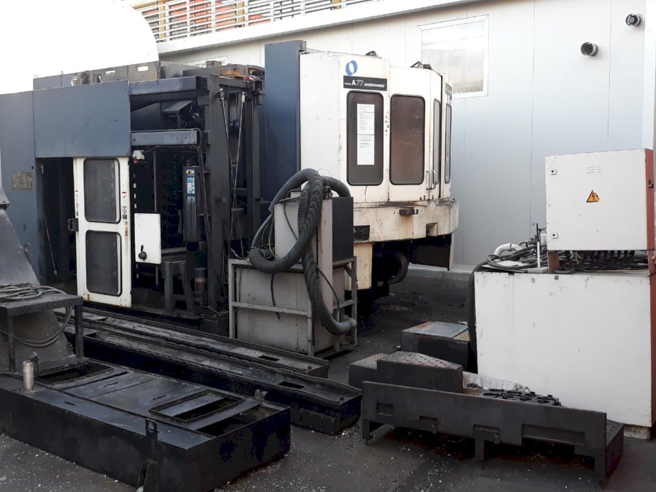Front view of Makino A77 machine