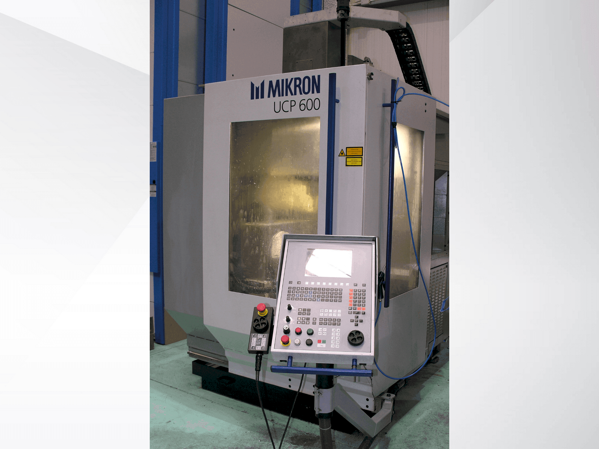 Front view of MIKRON UCP 600 machine