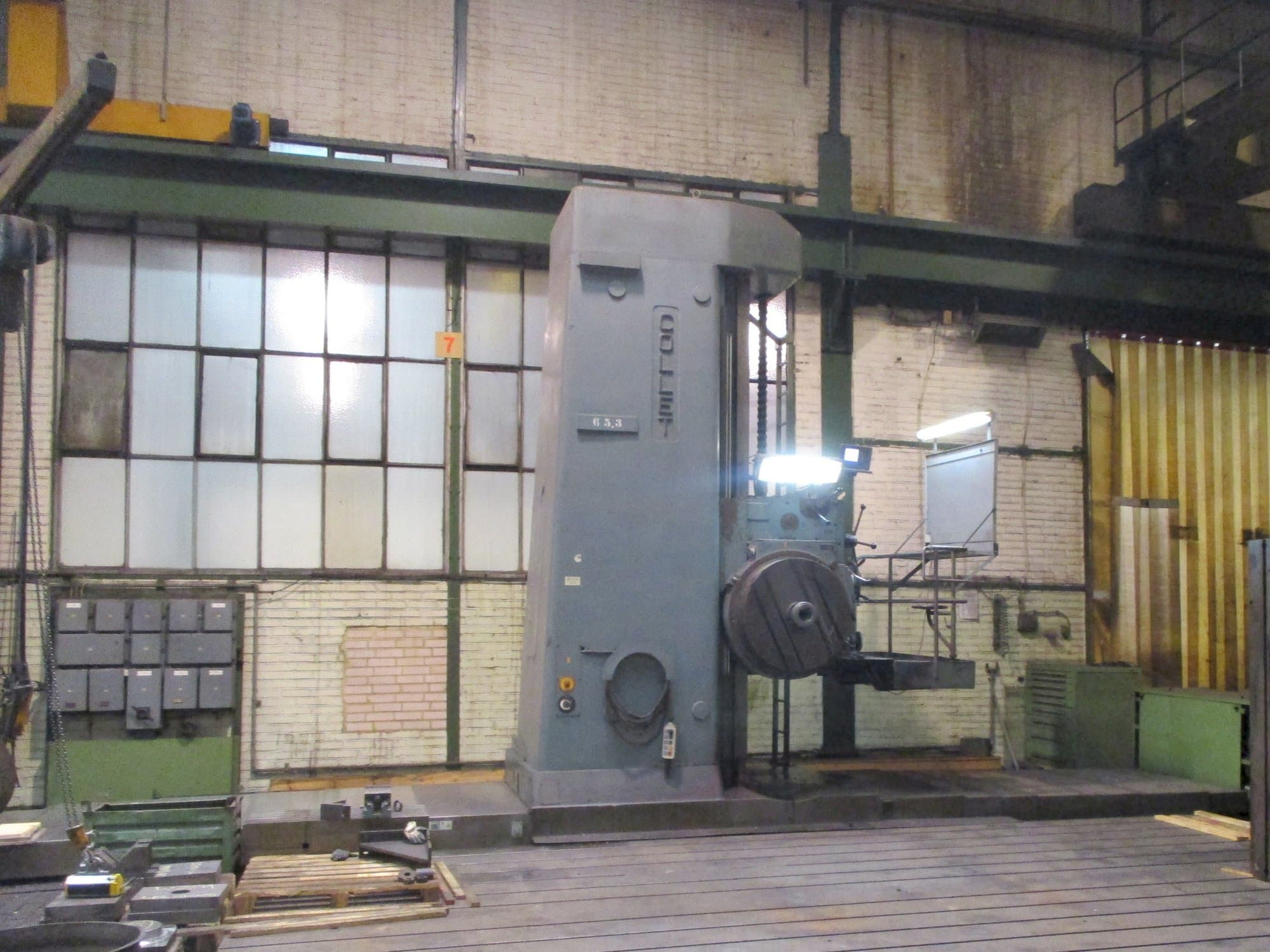Front view of Collet & Engelhard BF 160/180  machine