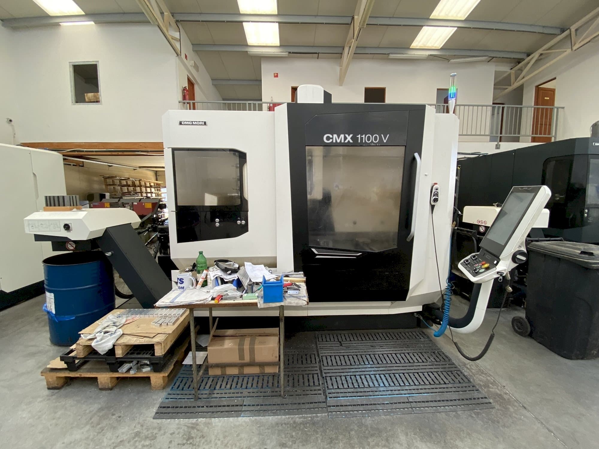 Front view of DMG MORI CMX 1100 machine