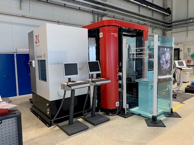 Front view of Zimmer+Kreim Chameleon Quad + Transclean machine