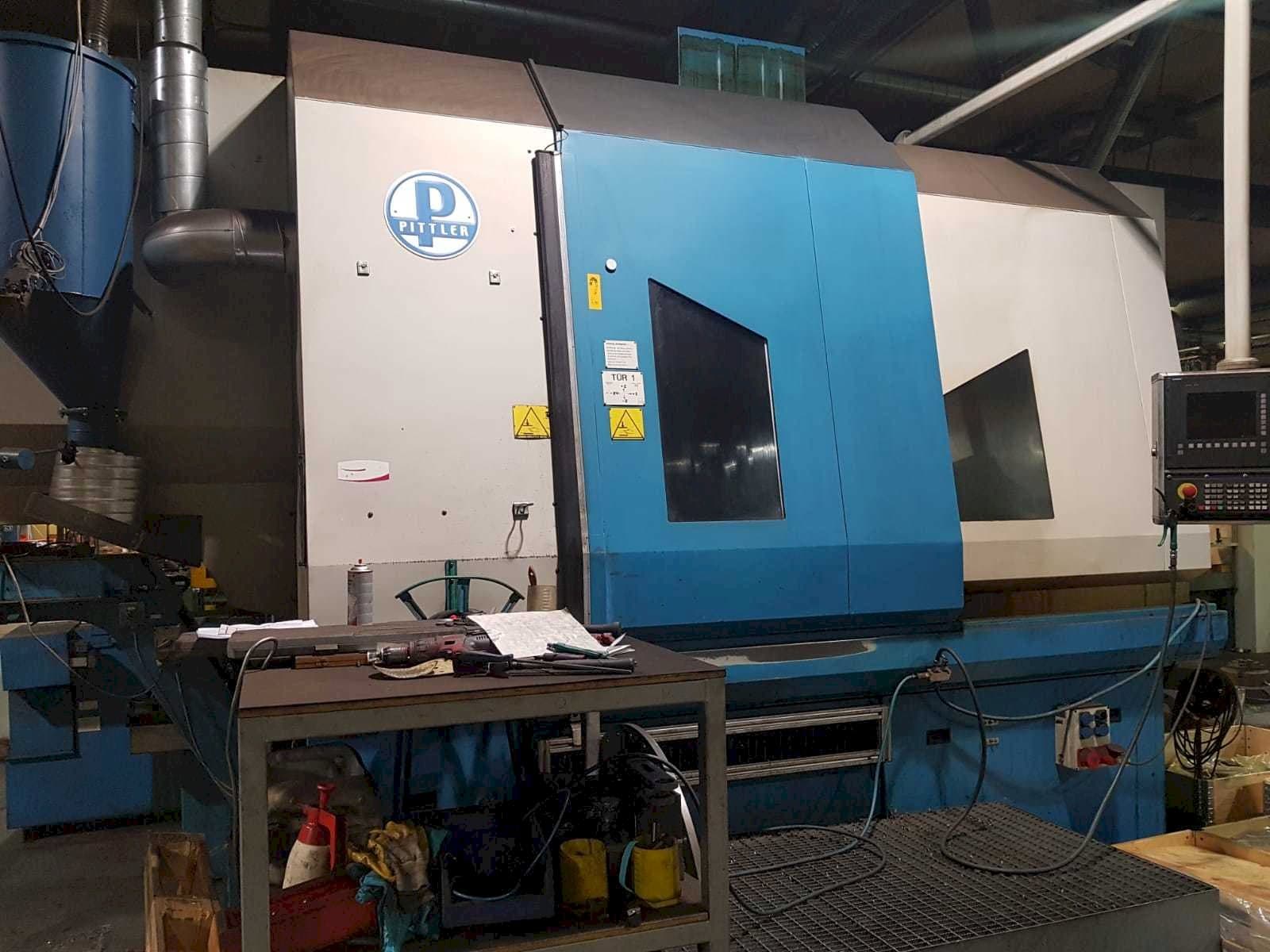 Front view of Pittler PV 1000 machine