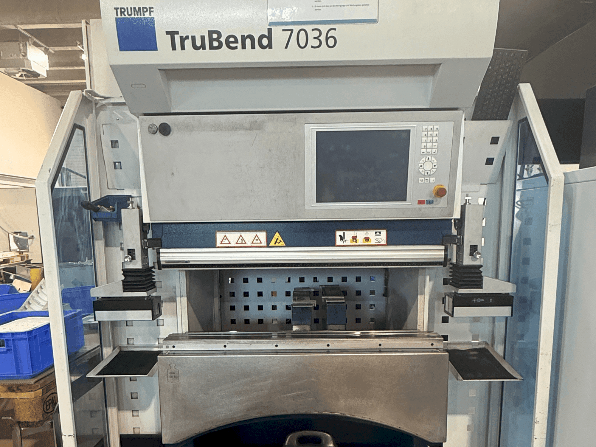 Front view of TRUMPF TruBend 7036 machine