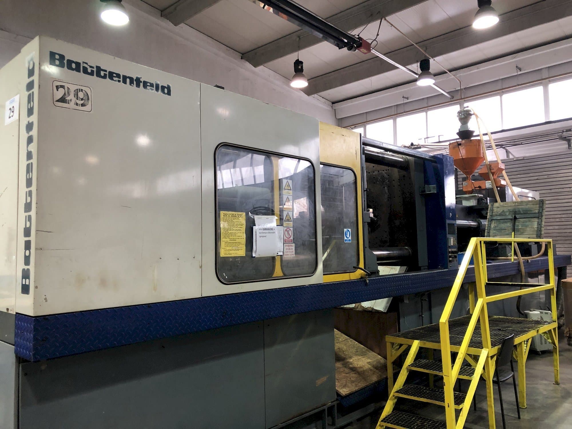 Front view of Battenfeld BA-T 6500/6300 machine