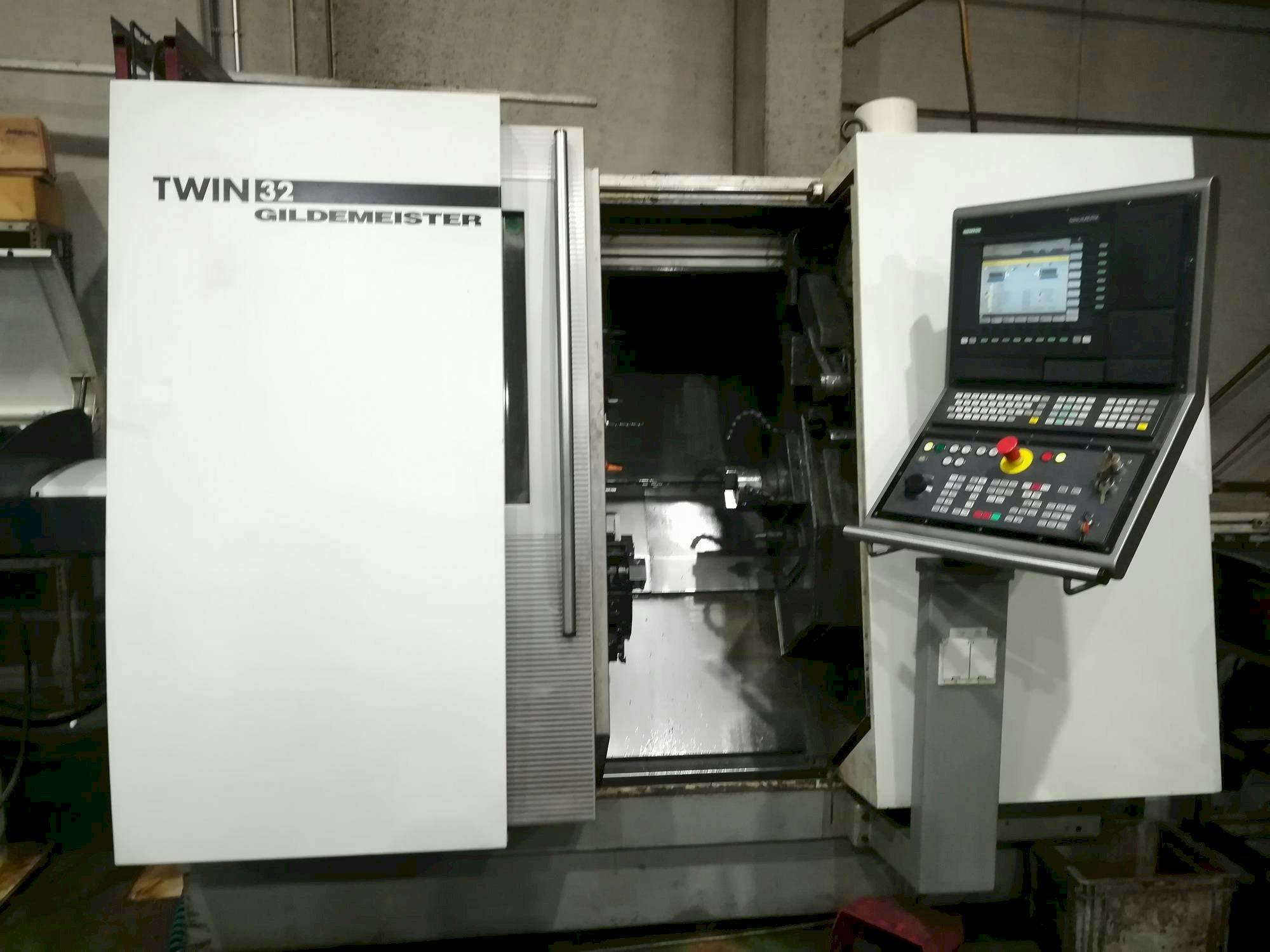 Front view of Gildemeister Twin 32  machine