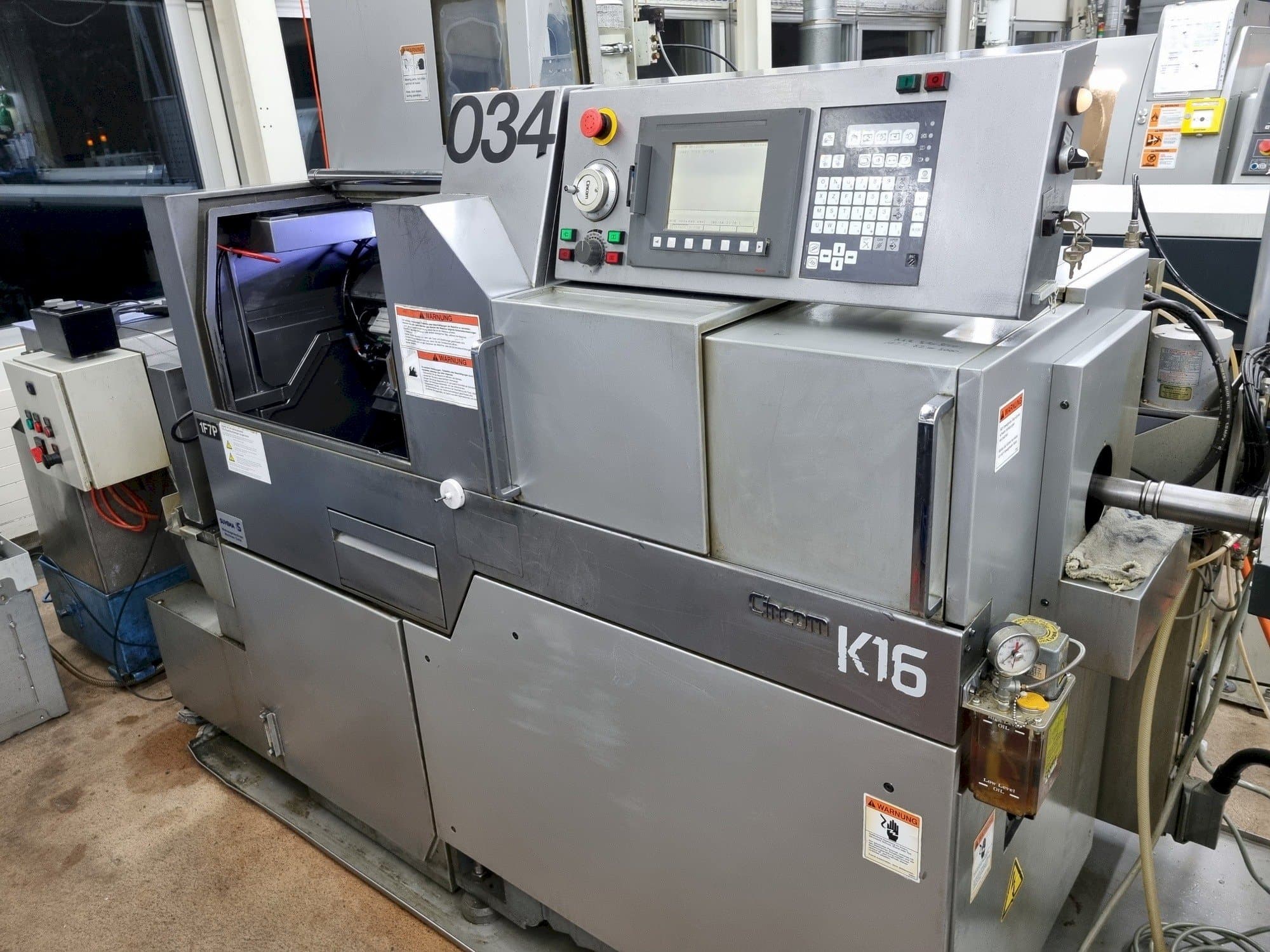 Front view of Citizen K16 machine