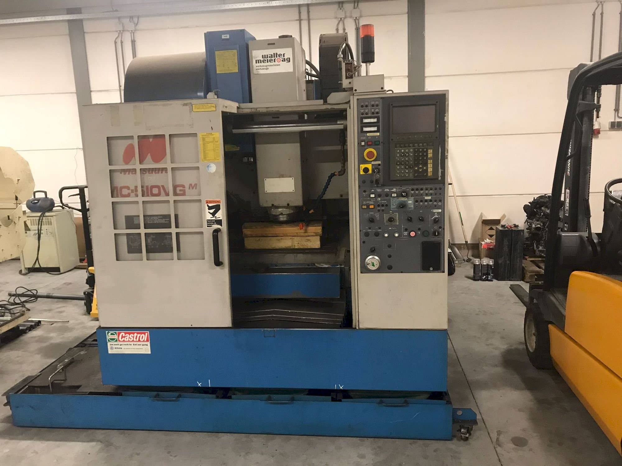 Front view of Matsuura MC 510 VG M machine