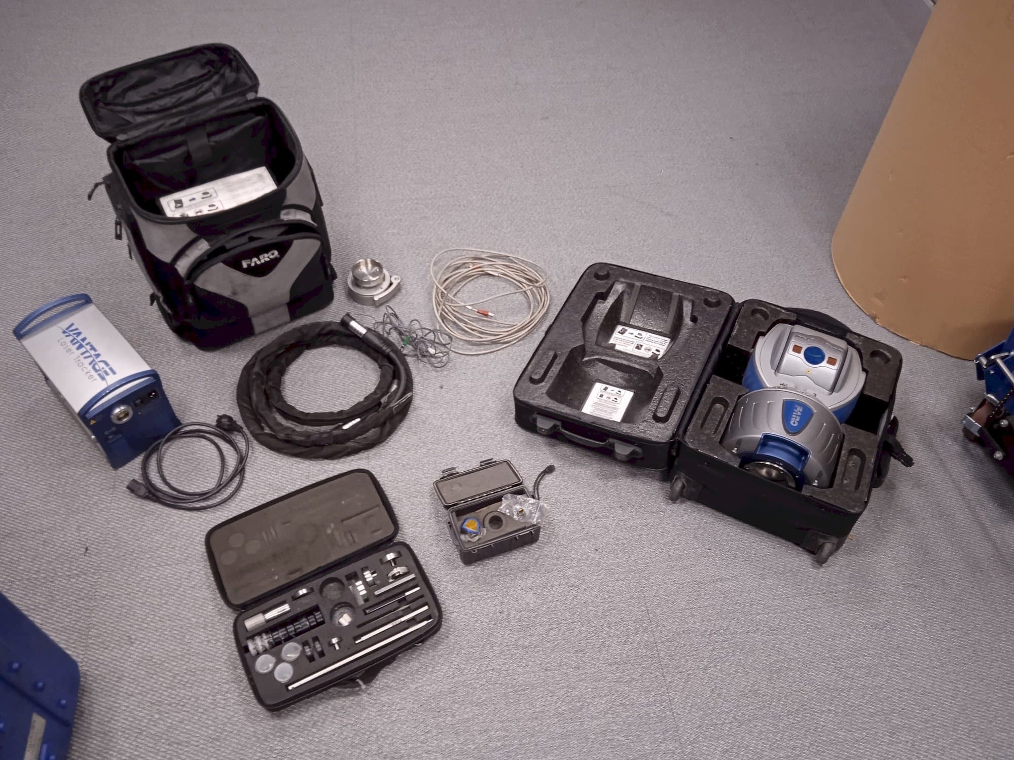 Front view of Faro Advantage Laser Tracker  machine