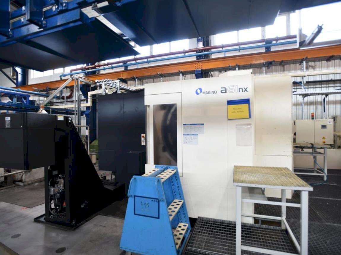 Front view of Makino a61nx Pro 6 machine