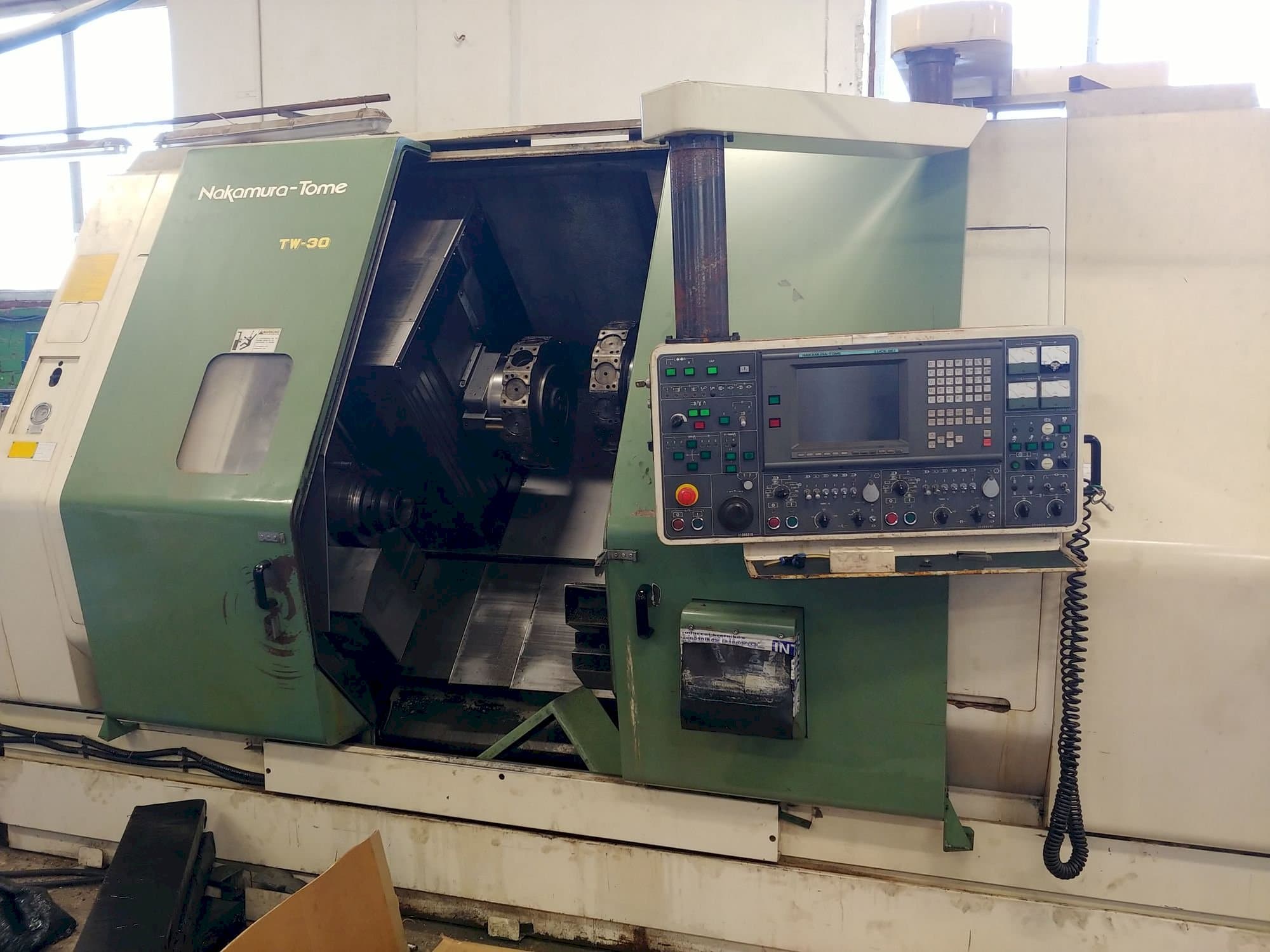 Front view of NAKAMURA-TOME TW-30  machine