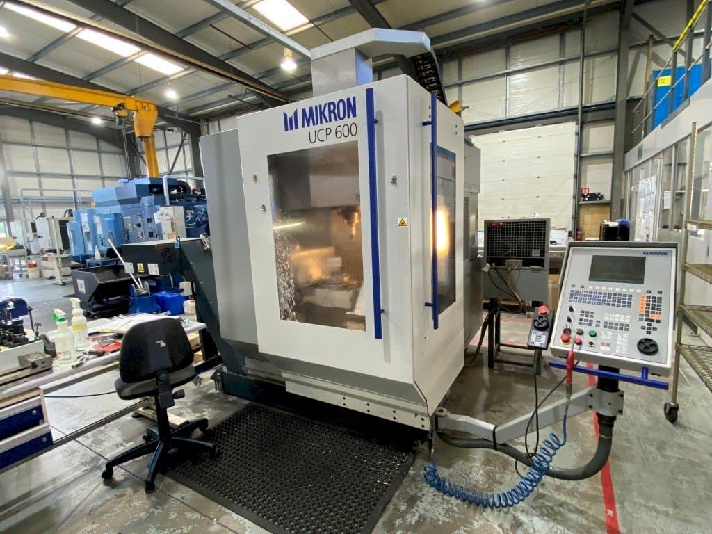 Front view of MIKRON UCP 600 machine
