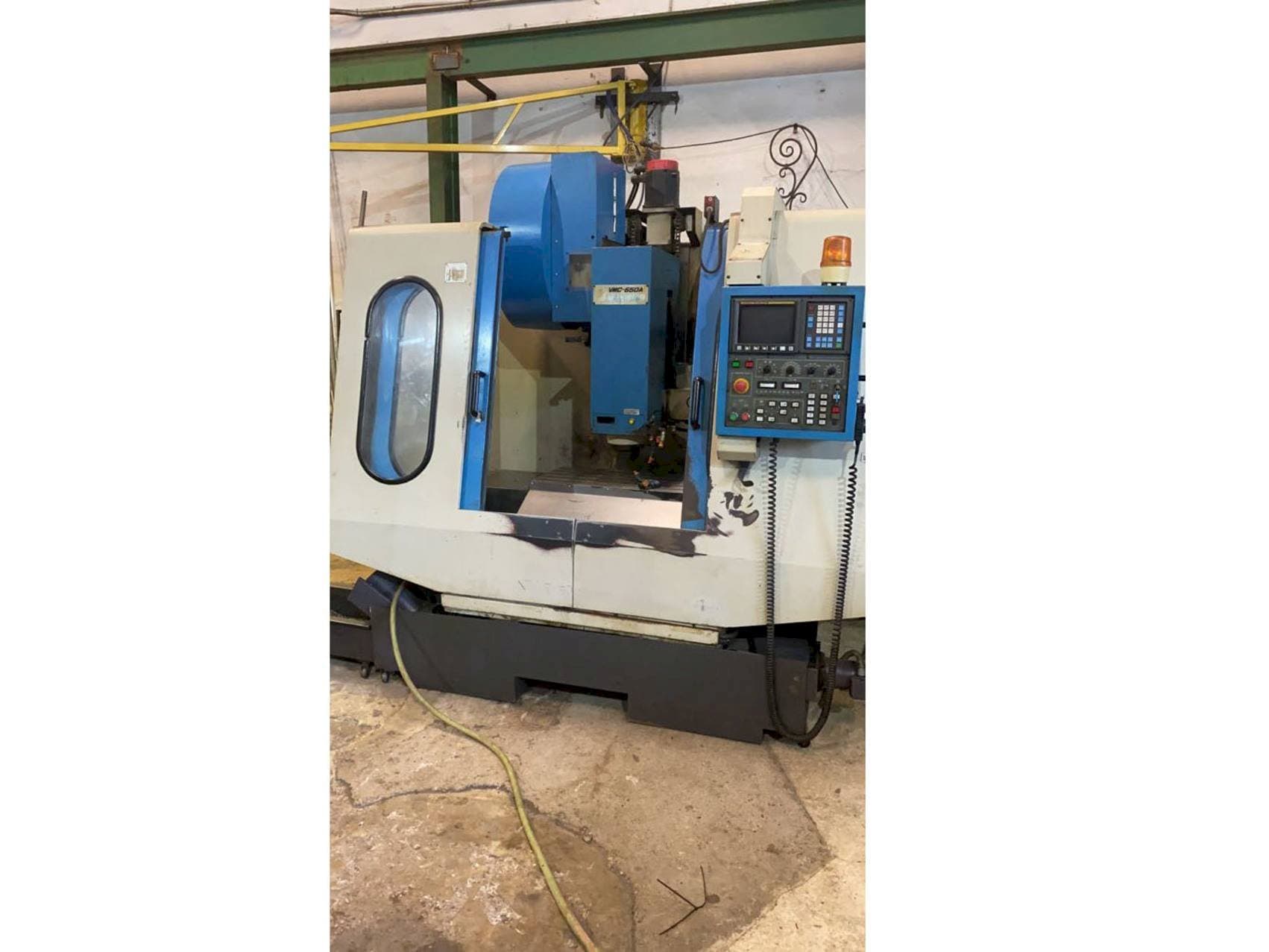 Front view of Johnford VMC 650A machine