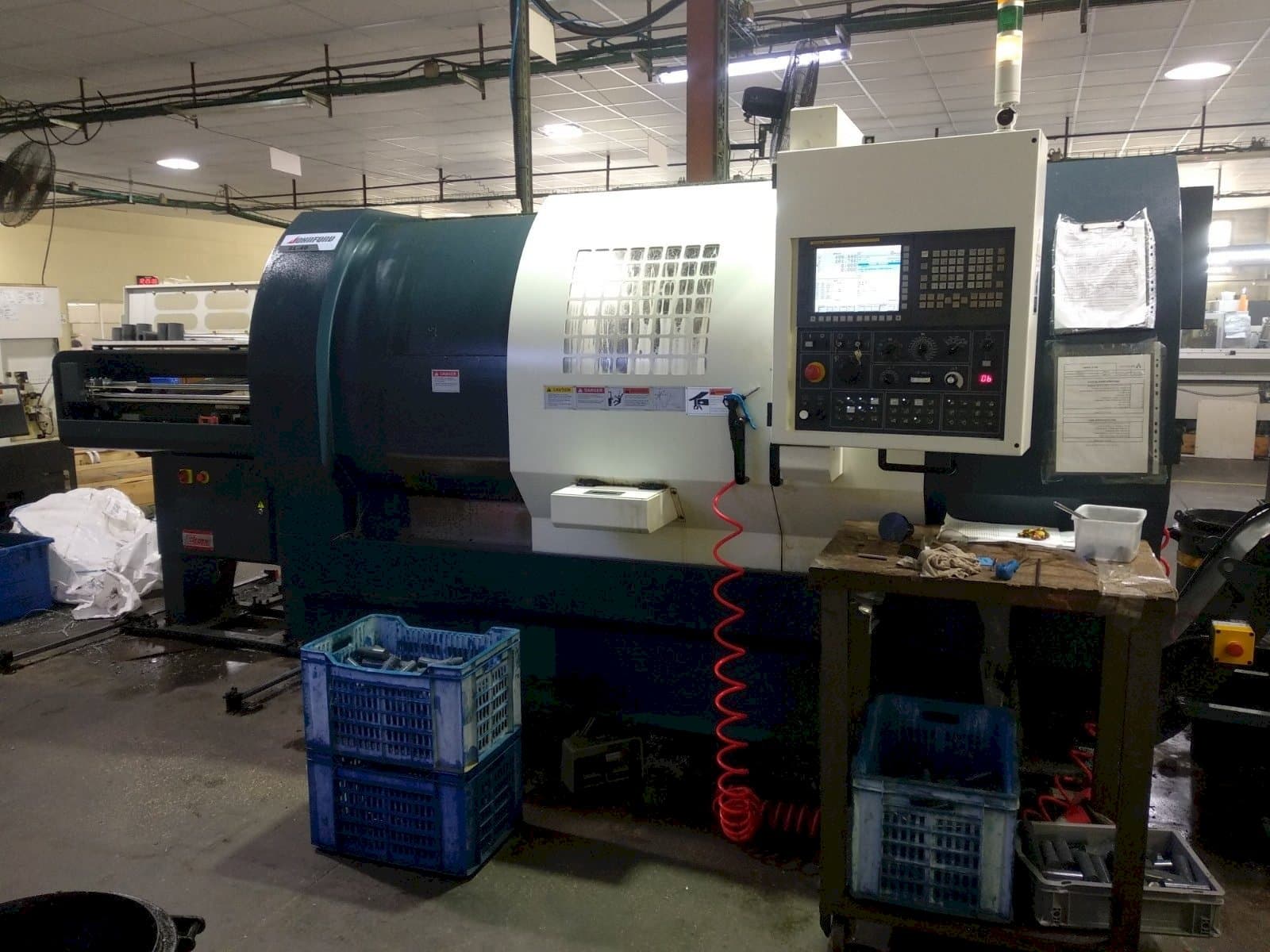 Front view of Johnford SL-40 machine